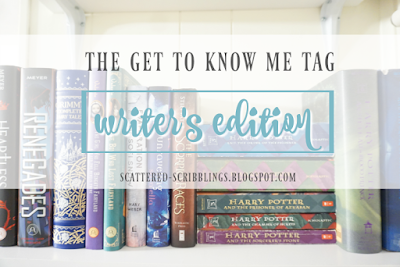 Get to Know Me Tag – Writer’s Edition